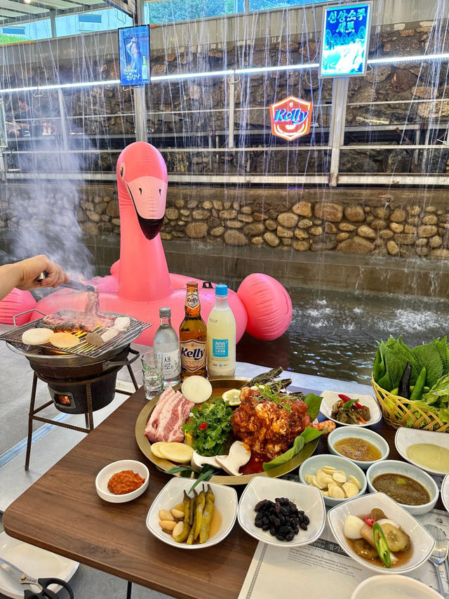 웨이팅없는 계곡 백숙 식당 ♥️