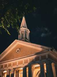 🇸🇬 Cathedral of the Good Shepherd: A Serene Nighttime Beacon in the Heart of the City