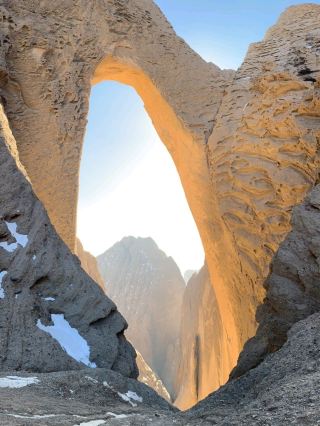 Conquering World's Tallest Natural Arch in Xinjiang