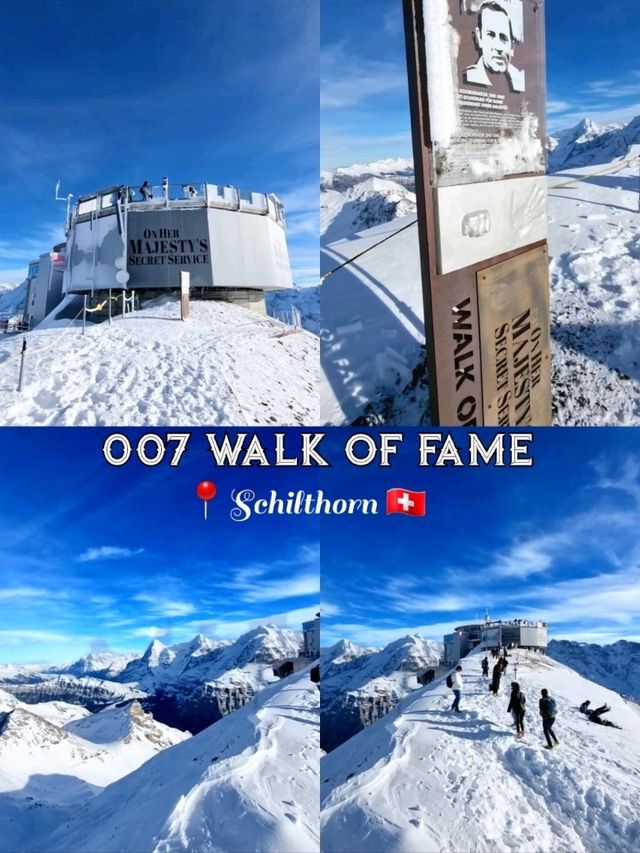 🇨🇭 007 Walk of Fame @ Schilthorn 