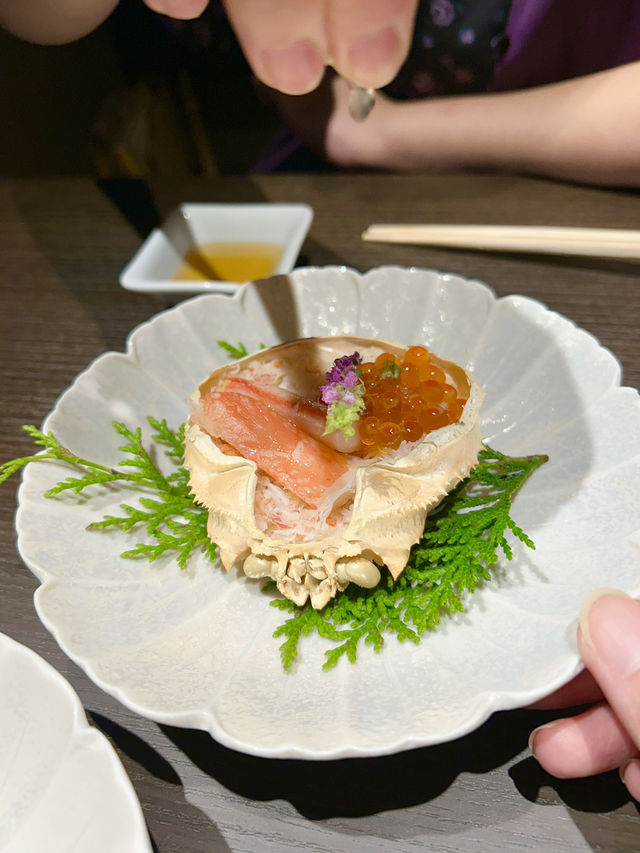【福岡グルメ】お昼から楽しめる高級蟹会席🦀