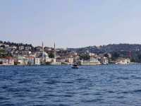 Bosphorus River view between Europe and Asia