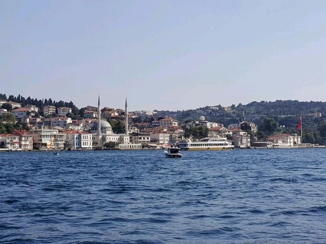 Bosphorus River view between Europe and Asia
