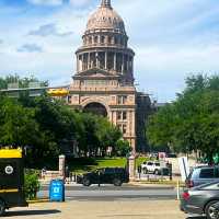 VISITING THE TEXAS STATE CAPITOL.