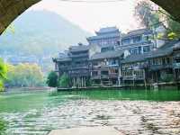 Morning Serenity in Fenghuang Ancient Town: Misty River Magic at Dawn