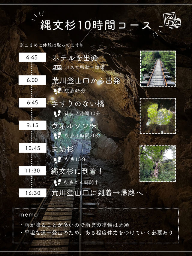 【屋久島】縄文杉を見にいくトレッキングツアーに参加した時の記録