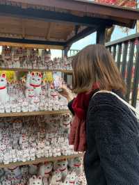 Gotokuji Temple 😸 วัดแมวกวักนำโชคในโตเกียว
