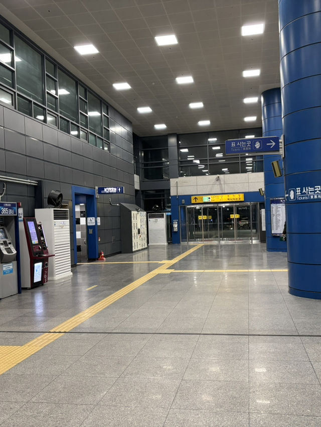 무궁화호 타고 대천역 도착했어요! 기차 여행