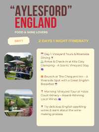 Aylesford itinerary 