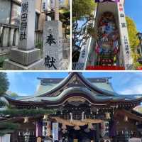 【福岡県博多🇯🇵櫛田神社】博多の総鎮守の櫛田神社へ参拝☺️