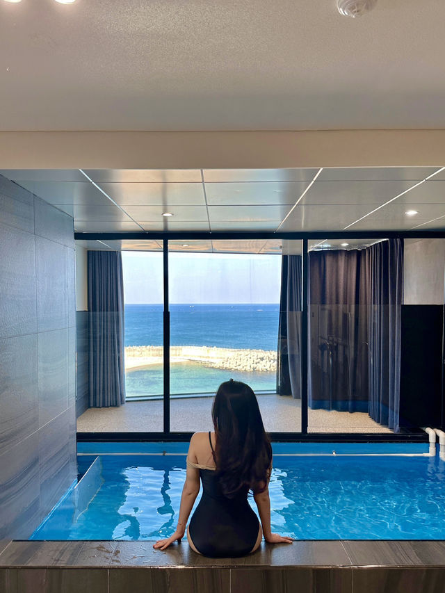 속초 등대해수욕장 1분거리 미디어아트 가족펜션 🫧🌊