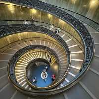 🎨✨ "A Brush with Divinity: One Heavenly Day in the Vatican Museums’ Courtyard