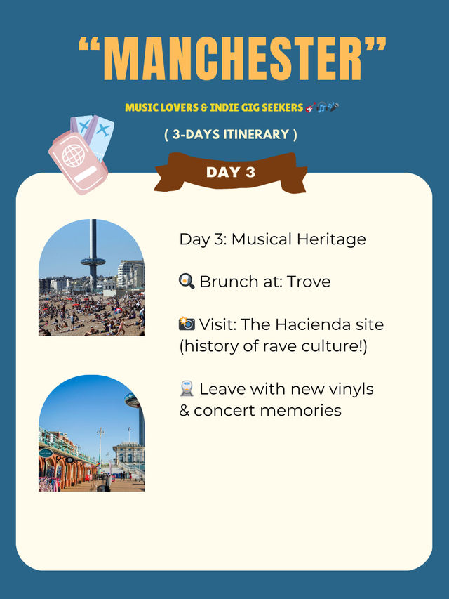 Manchester 3-days itinerary 🩵