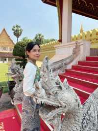 When in Laos, dress like the locals!