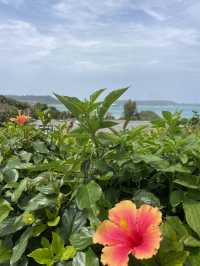 沖繩小希臘島🛼瀨長島Umikaji Terrace🏝️放空足湯🩱