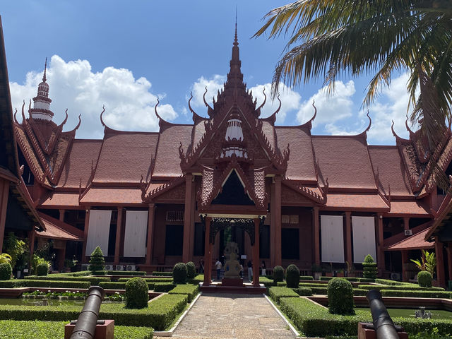 The National Museum of Cambodia,a collection of Khmer art and artifacts
