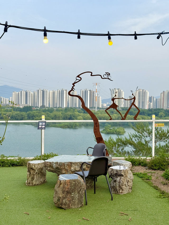 한강뷰 보면서 불멍까지 할수 있는 카페?! 남양주 시티10
