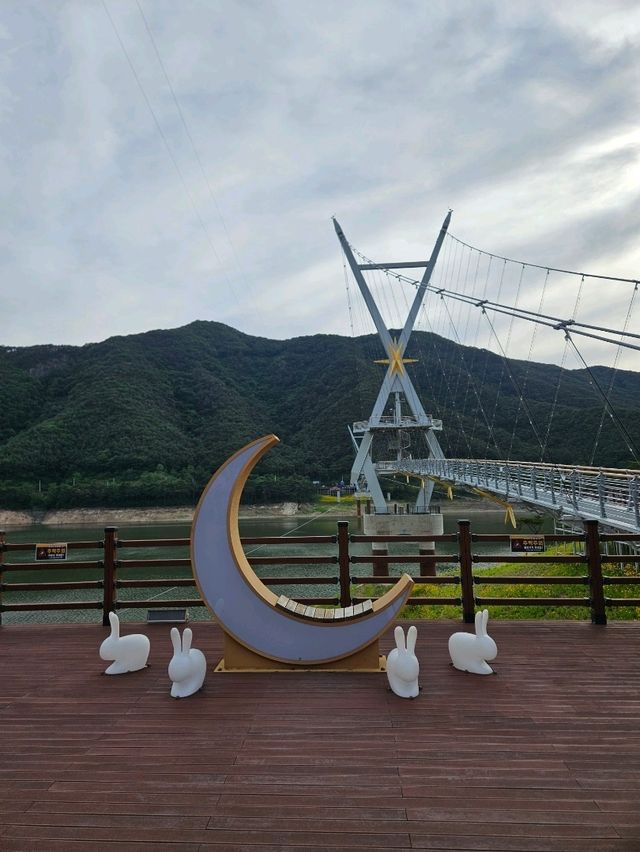 영천 보현산댐 출렁다리 걷기 좋은 명소