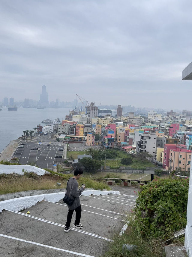 🌈 Rainbow Village Views from Cijin Lighthouse — A Secret Spot Worth the Climb