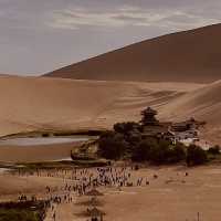 🏜️ Mingsha Mountain & Crescent Spring: Dunhuang’s Desert Mirage – A Complete Guide