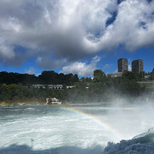 Magical Mid-Morning at Rhine Falls 🇨🇭Switzerland🛥️ 