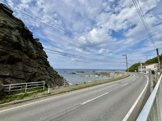 千疊敷駅 海岸就在眼前！五能線最靠近大海的小站🌊🚉