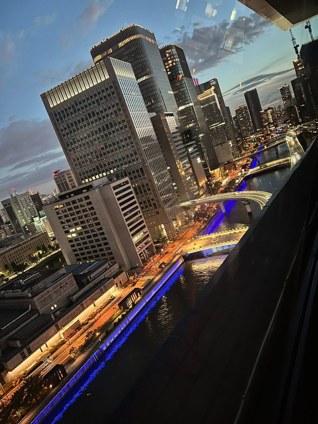 大阪堂島濱塔16樓WowUs的百萬夜景免費觀景台