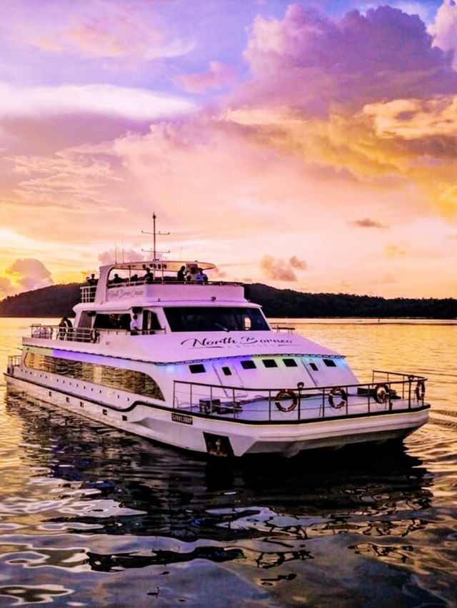 ⚓🌊 Sailing into Adventure with North Borneo Cruise, Kota Kinabalu 🛳️✨ ⚓🌊 Sailing into Adventure with North Borneo Cruise, Kota Kinabalu 🛳️✨
