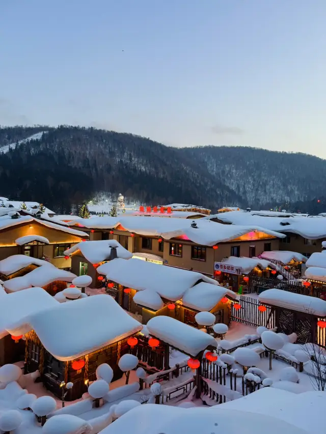 하얼빈에서 스노우타운까지: 경치 좋은 루트 (스키는 필요 없음)