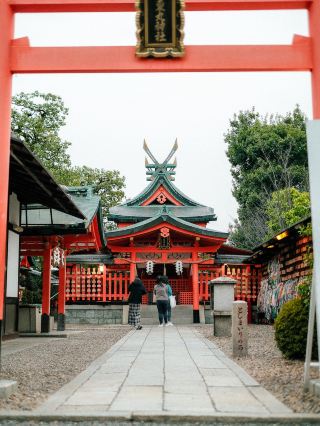 The Iconic Red Gates in Kyoto.