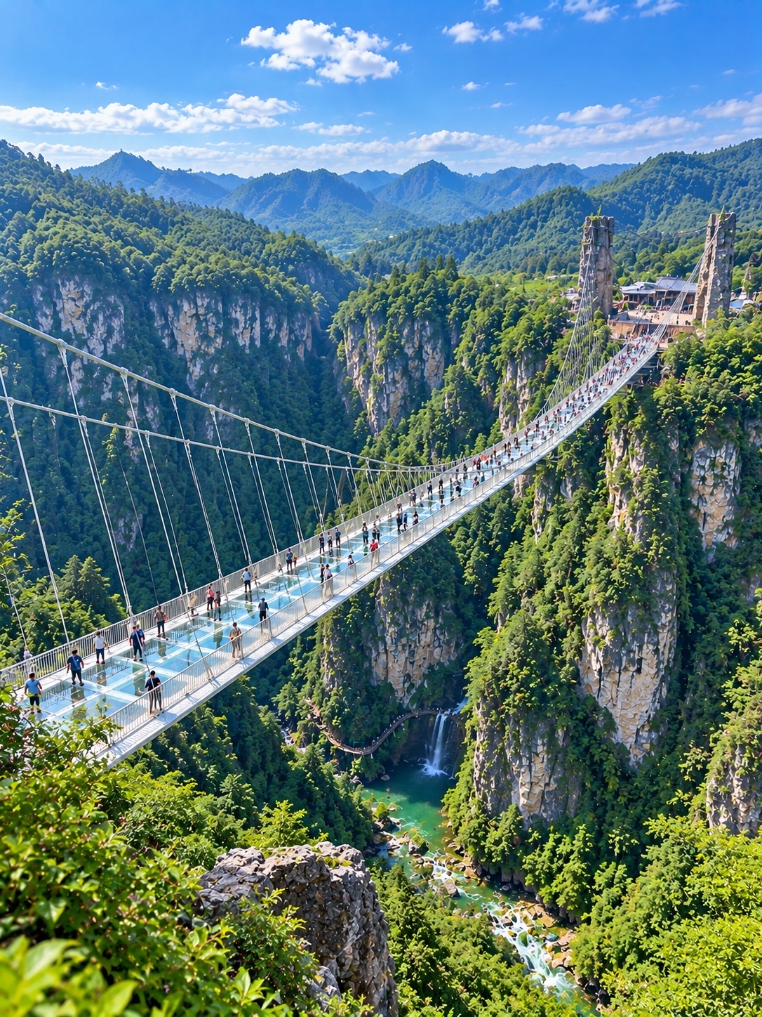 🏞️🌉 Гранд-Каньон Чжанцзяцзе, Китай 🇨🇳