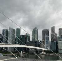 Spectacular light show at Marina Bay