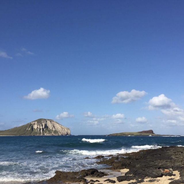 【ハワイ🇺🇸マカプウビーチ】ドライブ日和🚗綺麗なビーチに癒されて🏖️