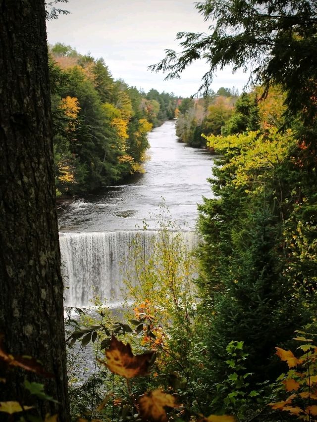 The Majestic Upper Falls are a must see stop in Michigan's U.P.