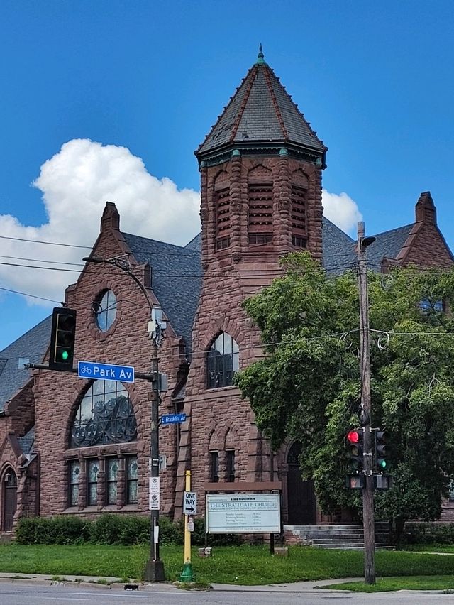 Minneapolis Institute of Art and Churches nearby