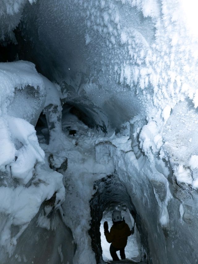 ❄️ Into the Ice: Exploring Svalbard’s Ice Caves ❄️