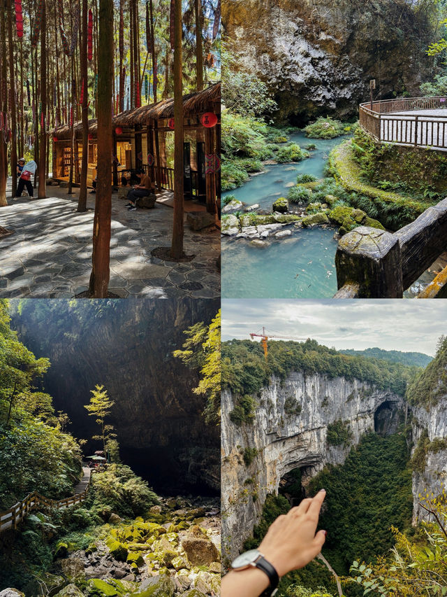 Wulong Karst - природный парк в пределах Чунцина🌿 Wulong Karst - природный парк в пределах Чунцина🌿