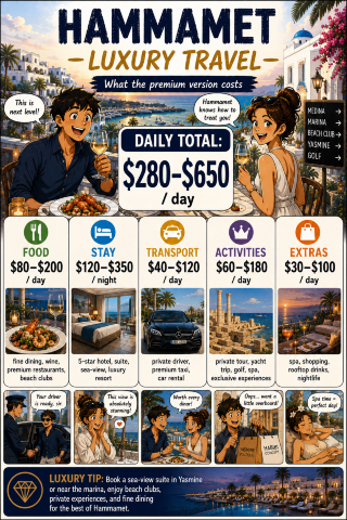 🗺️ Hammamet Travel Budget Guide 🇹🇳