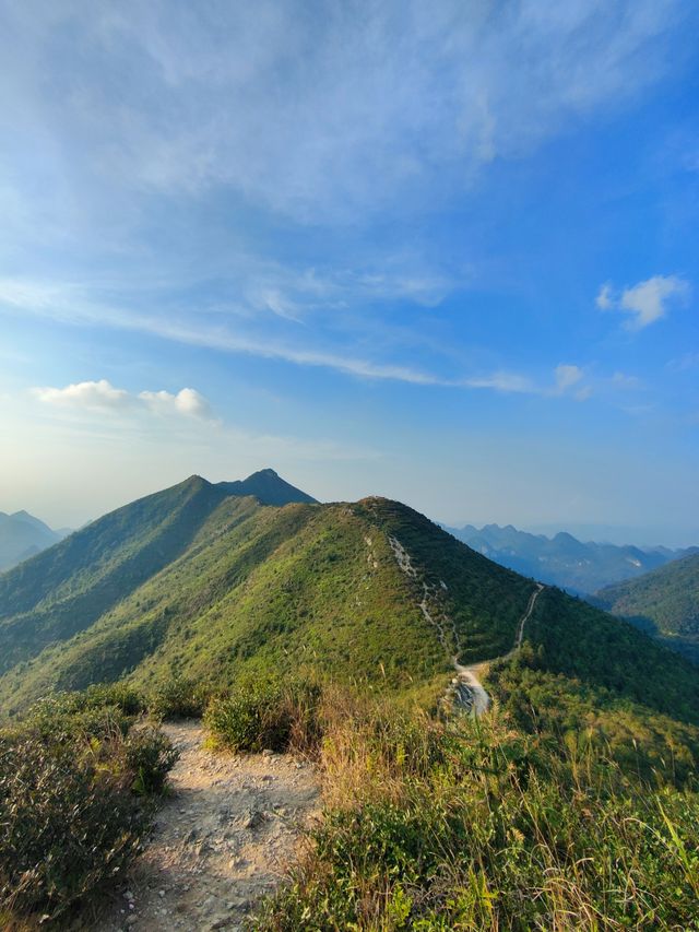 清遠莫六公，廣東最美山脊線