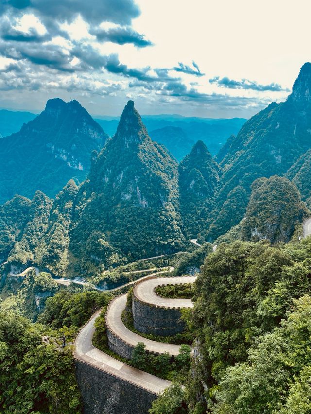 Rising like silent sentinels from the mist, the stone pillars of Zhangjiajie stand timeless and sere