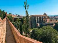 Walk Along Girona’s Ancient City Walls in Spain 🇪🇸
