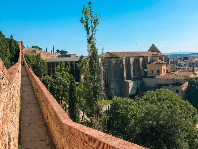Walk Along Girona’s Ancient City Walls in Spain 🇪🇸