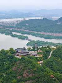 杭州湘湖徒步登山路線,視角絕美不輸西湖。
