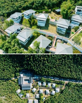In Huzhou! Sleep in a private villa hidden in the bamboo forest. 
