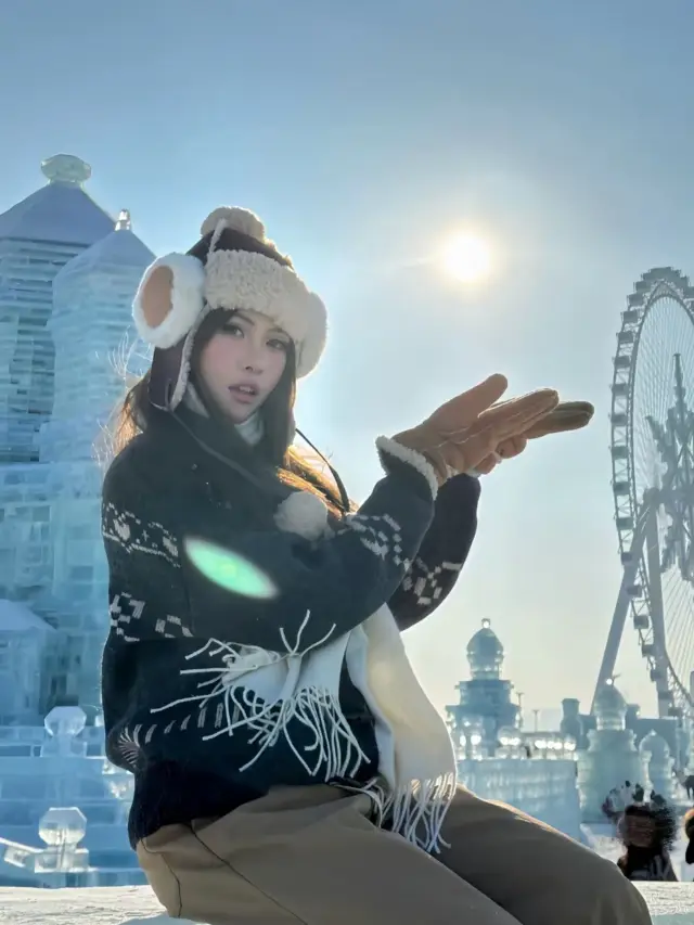 I'm going to Harbin Ice and Snow World!