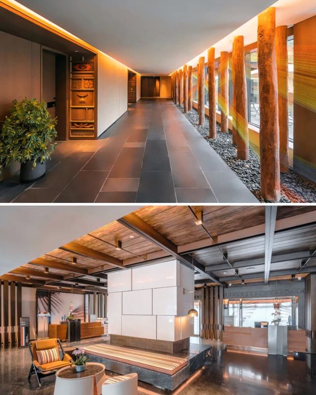 睡進森林雪山下的藏式宅邸