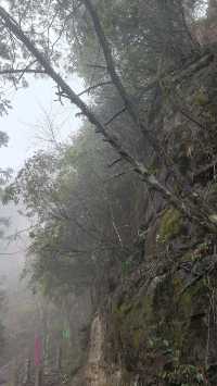 白岩山上白岩寺，立春時節春雨盛