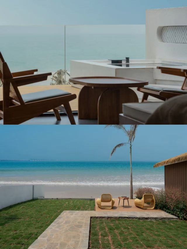 北海潿洲島！海邊木屋小院！好chill啊~