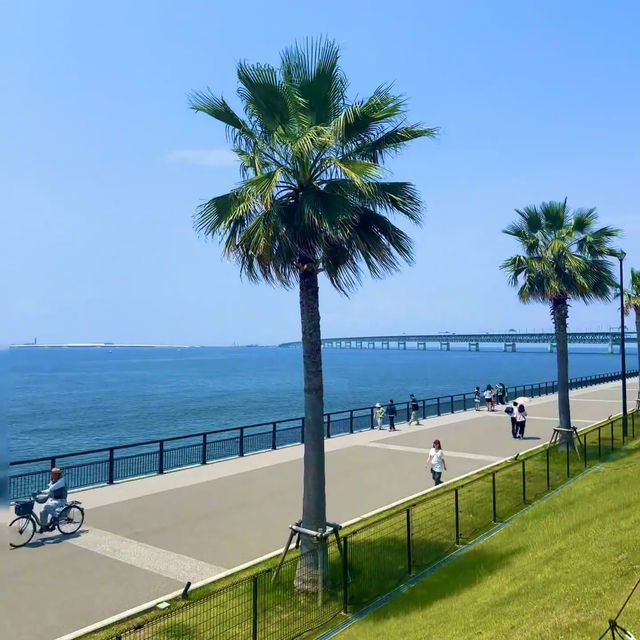 🌊炸裂！大阪臨空城驚現果凍海，關西機場旁的視覺暴擊