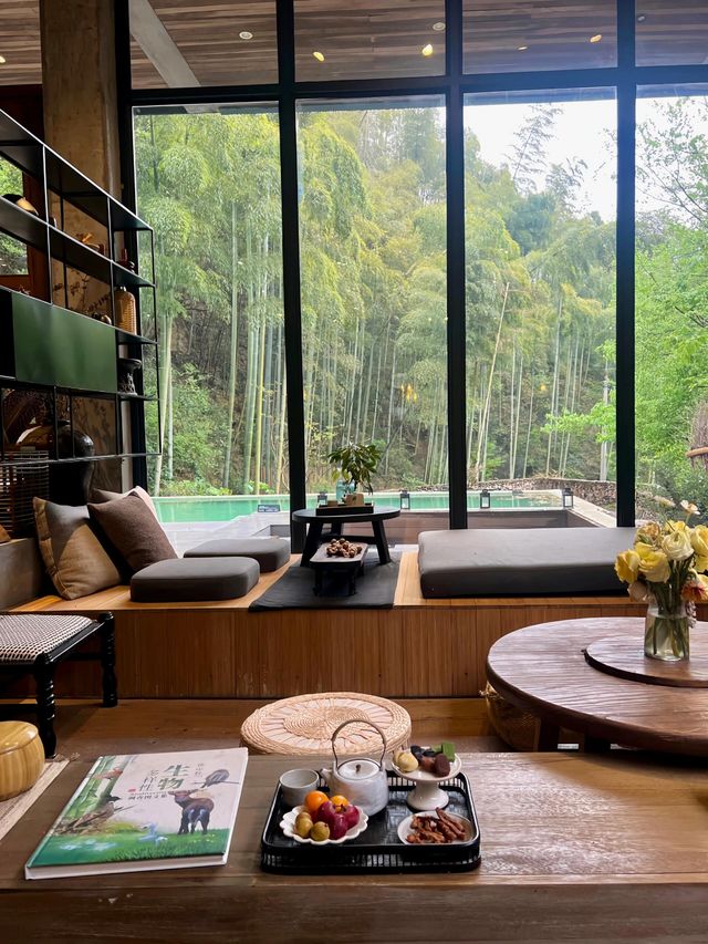 莫干山住進270°竹林私人湯池小院！太治癒了